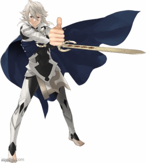 Thumbs up | image tagged in idk,corrin | made w/ Imgflip meme maker