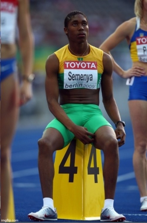 Caster Semenya - Hermi | image tagged in caster semenya - hermi | made w/ Imgflip meme maker