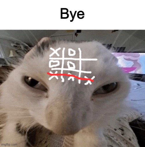 Pluh cat | Bye | made w/ Imgflip meme maker