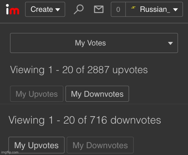 I’ve downvoted whole streams before, but I still somehow have less than 1k | made w/ Imgflip meme maker