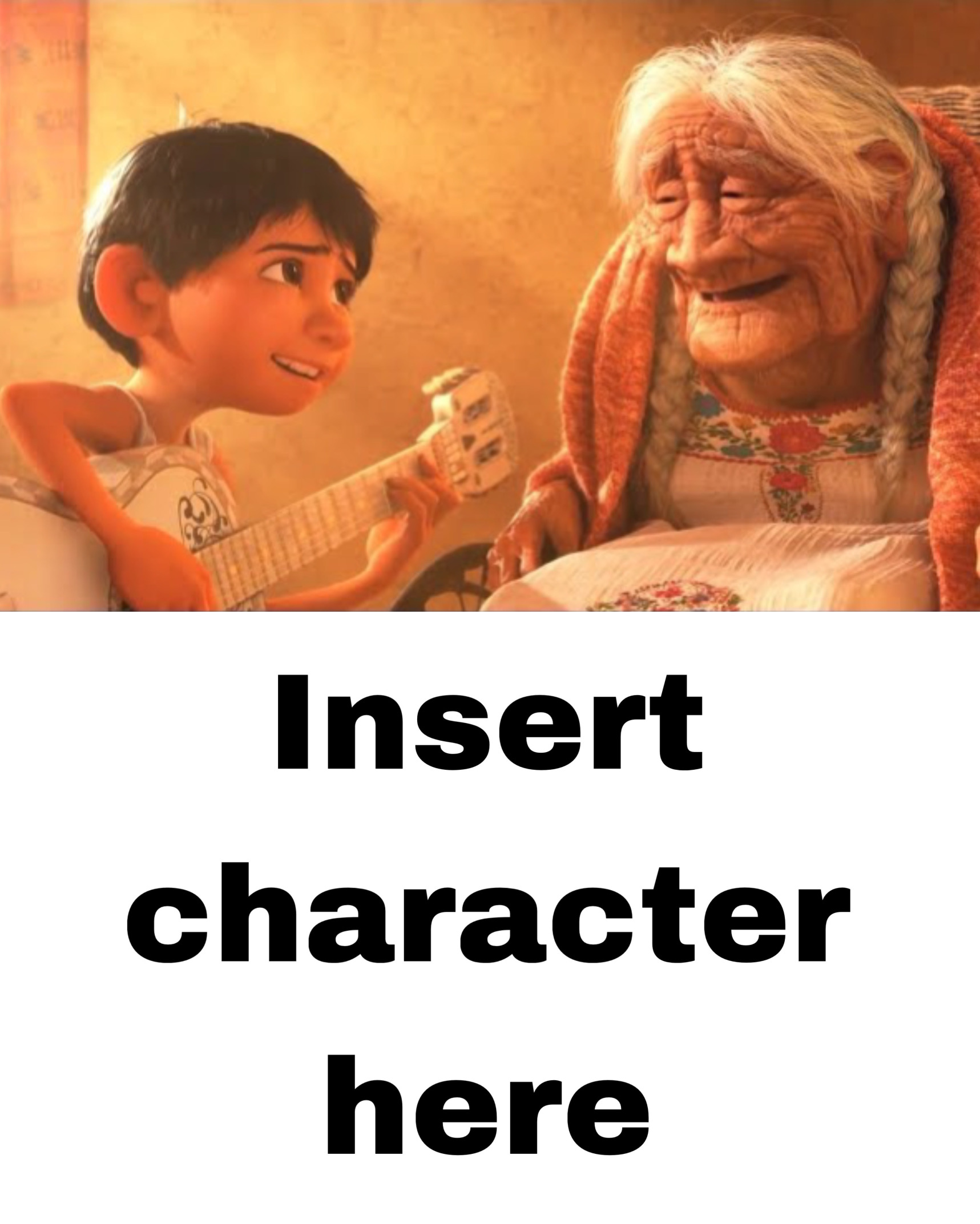 who reacts to coco sing Blank Meme Template