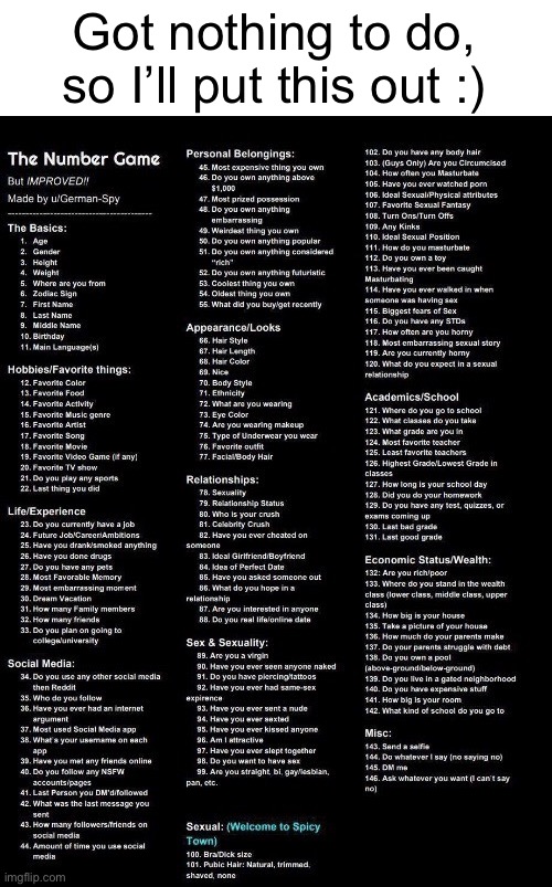 Pick a number | Got nothing to do, so I’ll put this out :) | image tagged in pick a number | made w/ Imgflip meme maker