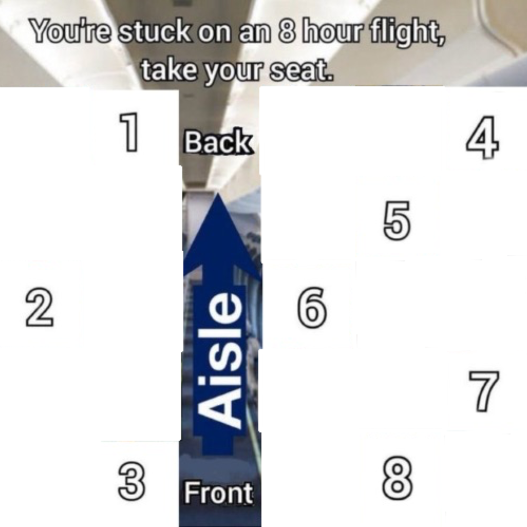 High Quality Choose your seat template Blank Meme Template