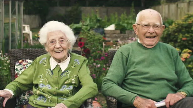 High Quality Elderly Couple 2 Blank Meme Template