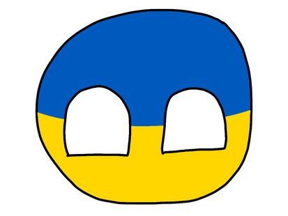 Ukraine countryball Blank Meme Template