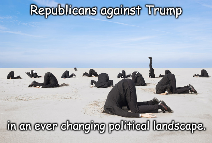 Relevance please | Republicans against Trump; in an ever changing political landscape. | image tagged in memes,politics,biden,trump,election 2024 | made w/ Imgflip meme maker