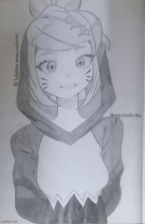 My drawing of Melony(SMG4) | image tagged in drawing,smg4 | made w/ Imgflip meme maker