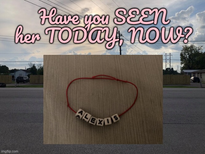 Finding Alexis | Have you SEEN her TODAY, NOW? | image tagged in pretty girl,beautiful girl,texas,gorgeous,girlfriend,girl | made w/ Imgflip meme maker