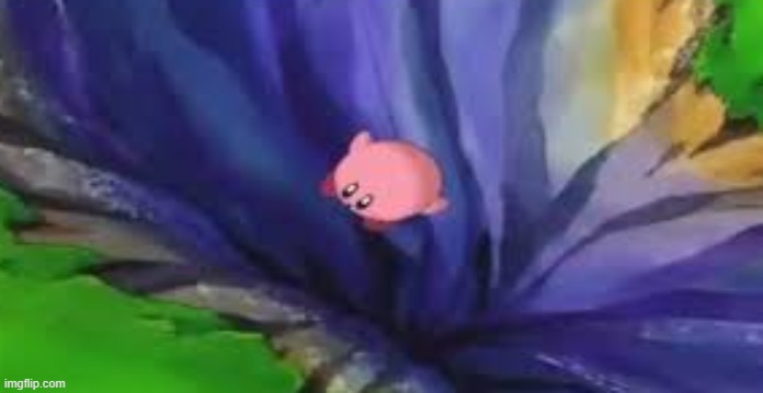 Kirby Falling | image tagged in kirby falling | made w/ Imgflip meme maker