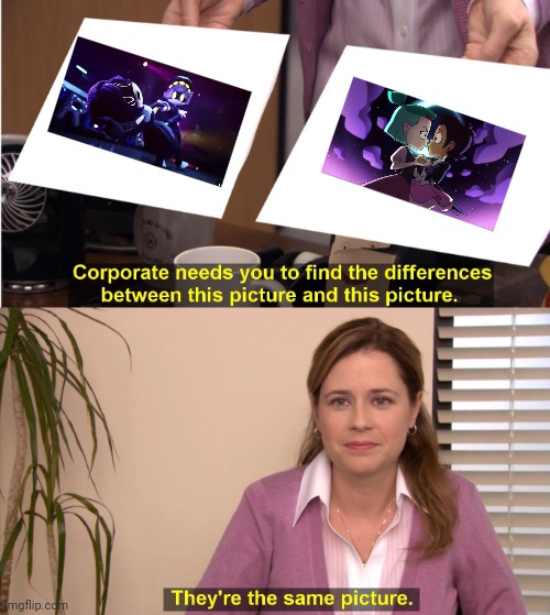 They're The Same Picture Meme | image tagged in memes,they're the same picture,murder drones,the owl house | made w/ Imgflip meme maker