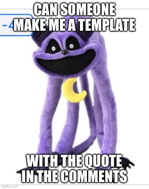 4% off | CAN SOMEONE MAKE ME A TEMPLATE; WITH THE QUOTE IN THE COMMENTS | image tagged in 4 off | made w/ Imgflip meme maker