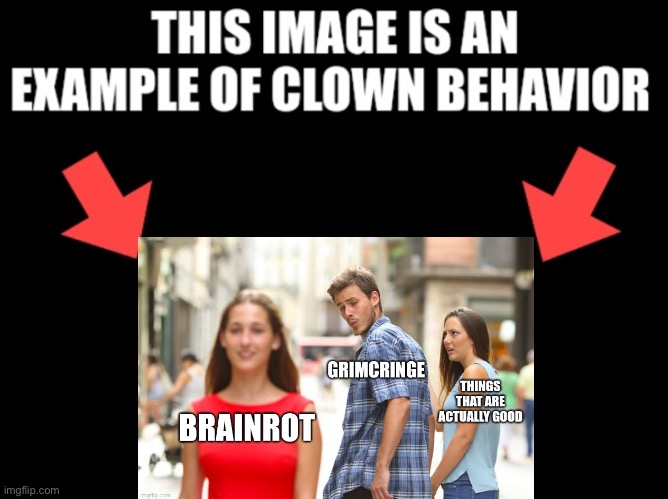 This image is an example of clown behavior dark mode | image tagged in this image is an example of clown behavior dark mode | made w/ Imgflip meme maker