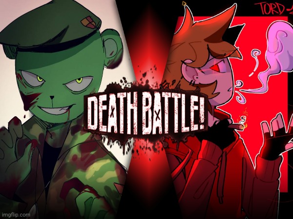 Tord vs. Flippy | image tagged in death battle | made w/ Imgflip meme maker