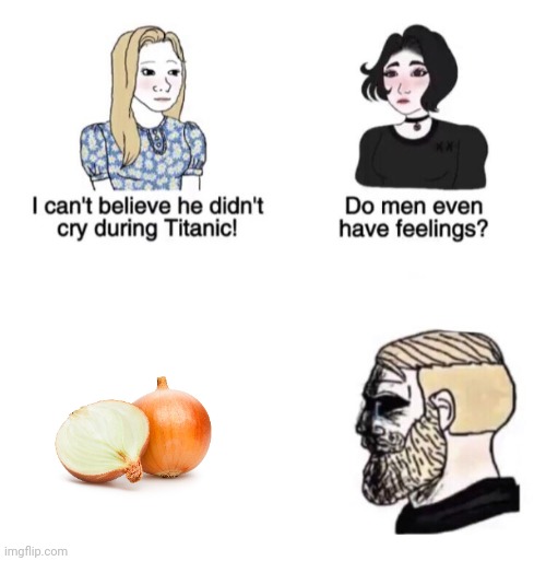 antimeme I made | image tagged in chad crying,antimeme,oh wow are you actually reading these tags | made w/ Imgflip meme maker