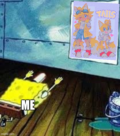 spongebob worship | ME | image tagged in spongebob worship | made w/ Imgflip meme maker