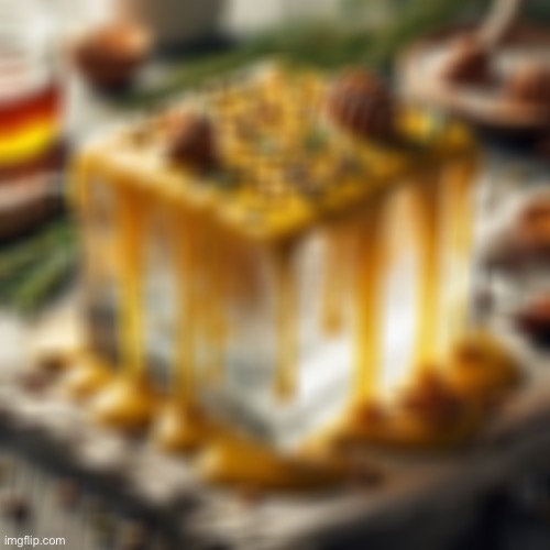 block of ice covered in honey mustard but i forgot my glasses | image tagged in block of ice covered in honey mustard | made w/ Imgflip meme maker