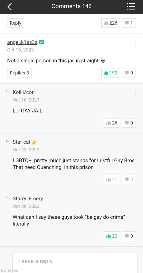 Webtoon comments on bl | made w/ Imgflip meme maker