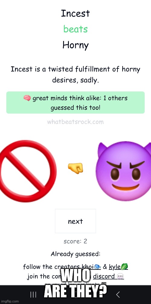 WHO ARE THEY? | made w/ Imgflip meme maker