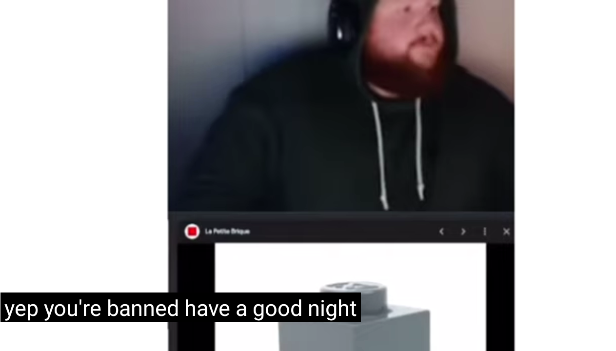 Yep you're banned. Have a good night. Blank Meme Template