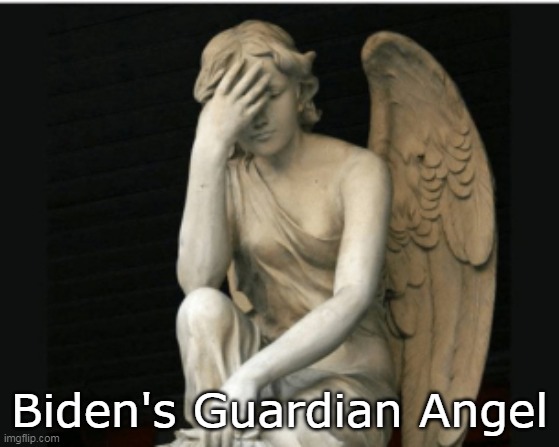 Biden's Guardian Angel | made w/ Imgflip meme maker