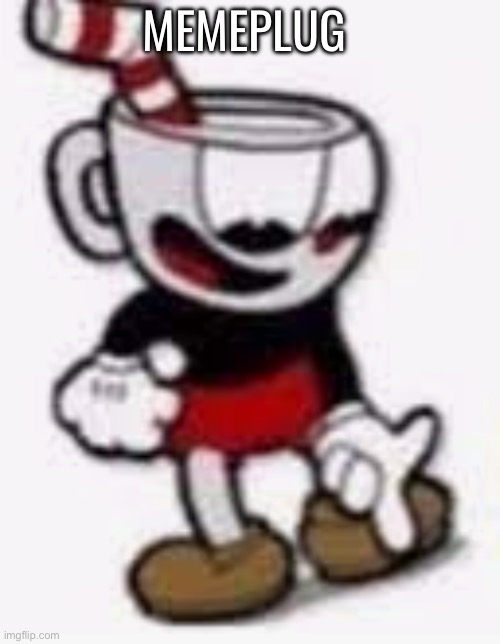 cuphead pointing down | MEMEPLUG | image tagged in cuphead pointing down | made w/ Imgflip meme maker