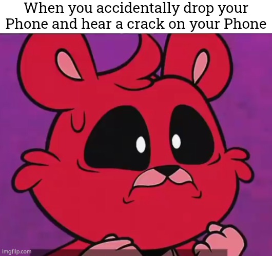 Aw crap. | When you accidentally drop your Phone and hear a crack on your Phone | image tagged in memes,funny,phone,crack | made w/ Imgflip meme maker