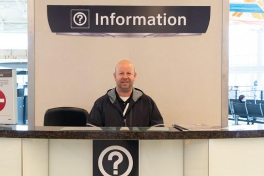 Information booth Blank Meme Template