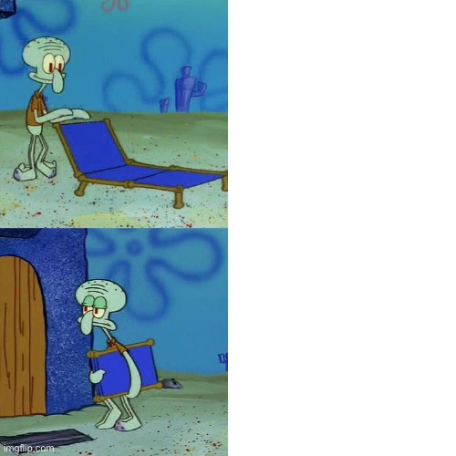 Squidward chair | image tagged in squidward chair | made w/ Imgflip meme maker