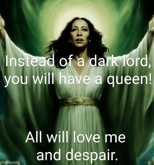 US ring of power | image tagged in politics,lord of the rings,kamala harris,presidential race | made w/ Imgflip meme maker