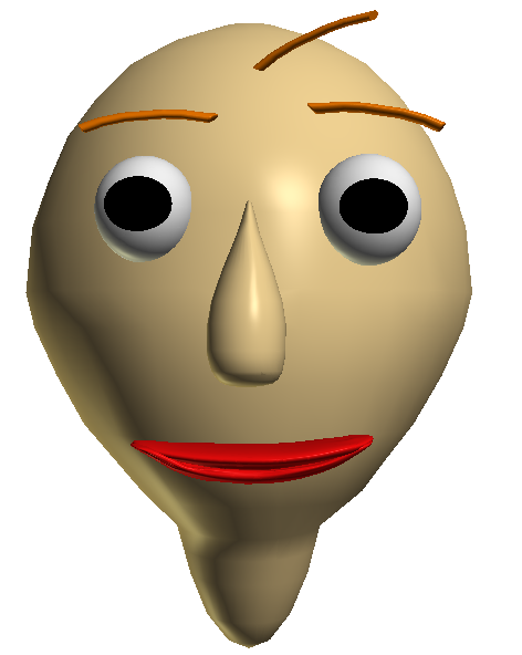 Baldi head Blank Meme Template