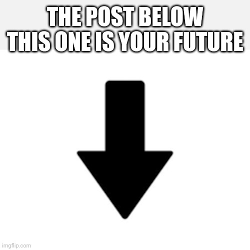 Yep | THE POST BELOW THIS ONE IS YOUR FUTURE | image tagged in pie charts | made w/ Imgflip meme maker