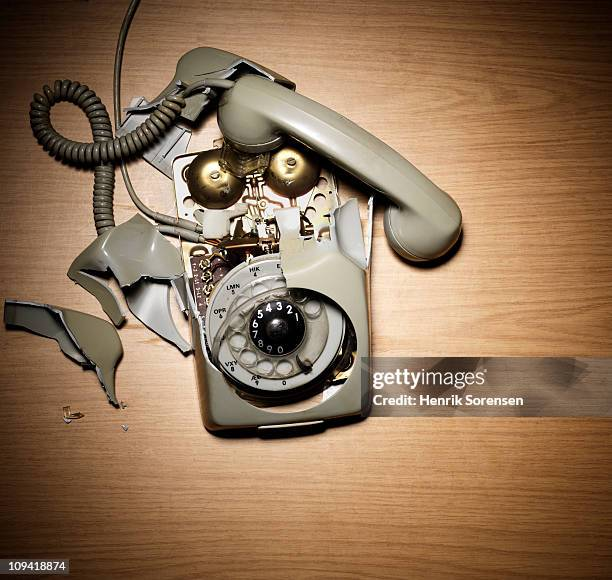 Shattered Rotary Phone Blank Meme Template
