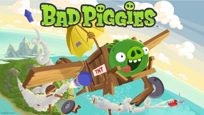 Bad piggies | image tagged in bad piggies | made w/ Imgflip meme maker