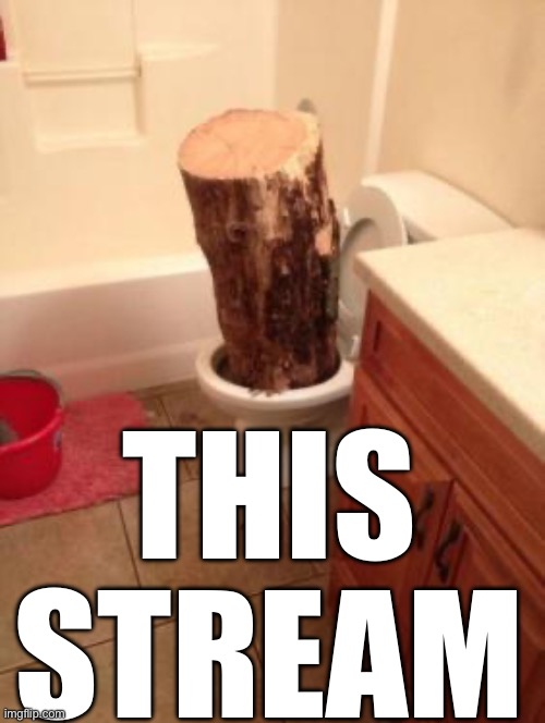 Log in toilet meme | THIS STREAM | image tagged in log in toilet meme | made w/ Imgflip meme maker