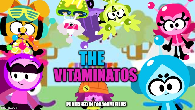 I made The Vitaminatos (Choopies Pilot Episode in 2002) | THE; VITAMINATOS; PUBLISHED IN TORAGAMI FILMS | image tagged in asthma,choopies | made w/ Imgflip meme maker