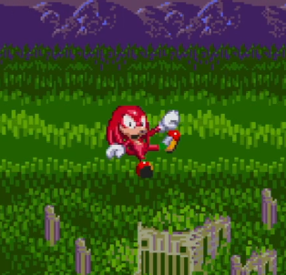 High Quality Knuckles Falling Blank Meme Template