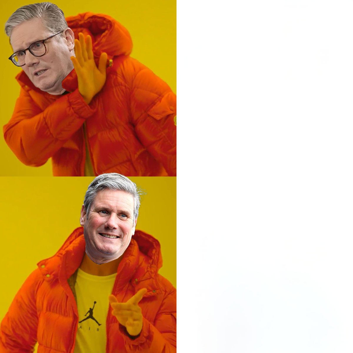 Starmer Drake Blank Meme Template