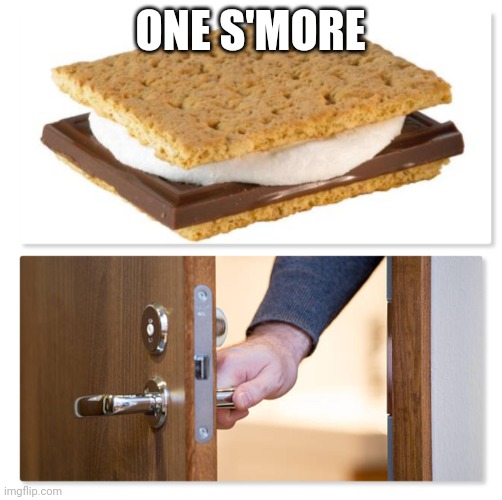 One S'more | ONE S'MORE | image tagged in one s'more | made w/ Imgflip meme maker