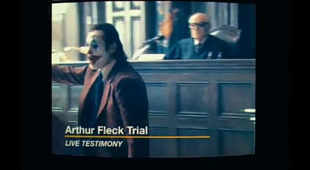 Joker on trial Blank Meme Template