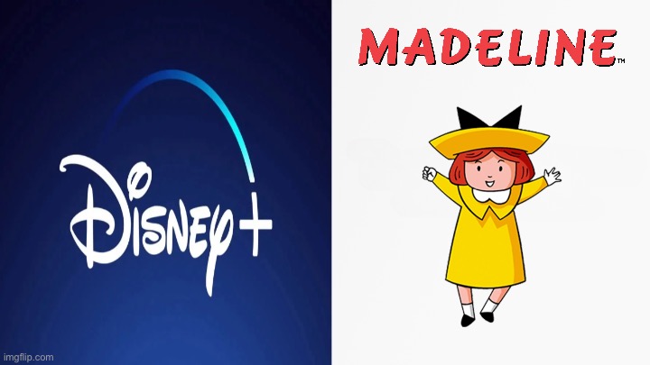 Madeline on Disney+ | image tagged in disney plus,disney,90s,90s kids,girl,fearless | made w/ Imgflip meme maker