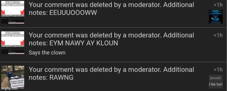 Grimcringe is a horrible moderator pt 13 | made w/ Imgflip meme maker