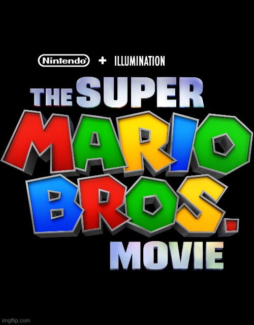 The Super Mario Bros movie logo | image tagged in the super mario bros movie logo | made w/ Imgflip meme maker