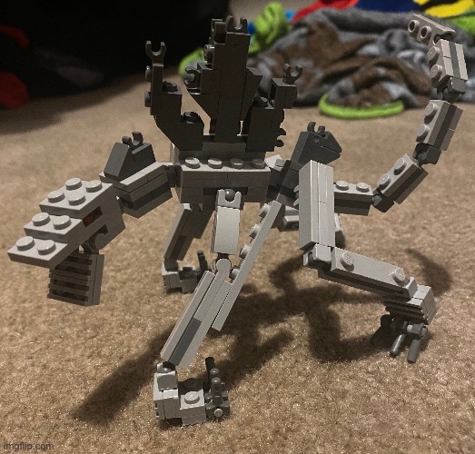 I made a lego of a creature called Niloticus from Pillar Chase 2 on roblox | made w/ Imgflip meme maker