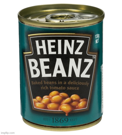 image tagged in can of beanz | made w/ Imgflip meme maker