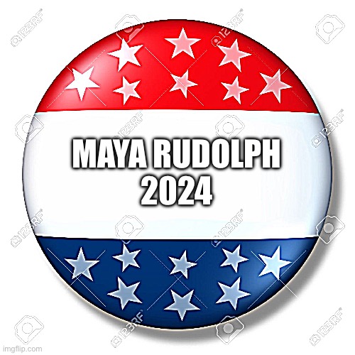 Blank for president | MAYA RUDOLPH
2024 | image tagged in blank for president | made w/ Imgflip meme maker