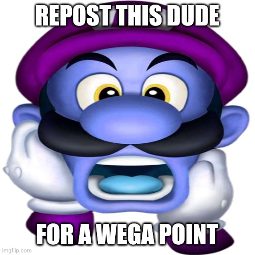 Come on repost | REPOST THIS DUDE; FOR A WEGA POINT | image tagged in memes | made w/ Imgflip meme maker