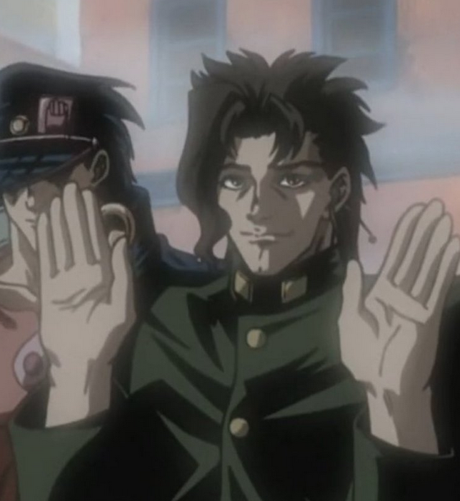 Kakyoin absolute cinema Blank Meme Template