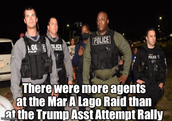 The Trump Security Failure Was Not An Accident | There were more agents at the Mar A Lago Raid than at the Trump Asst Attempt Rally | image tagged in direct,conspiracy | made w/ Imgflip meme maker
