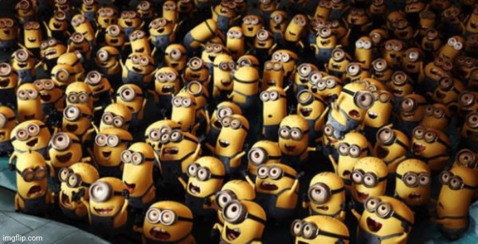 minion crowd | image tagged in minion crowd | made w/ Imgflip meme maker