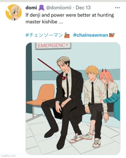 True tho | image tagged in chainsaw man | made w/ Imgflip meme maker